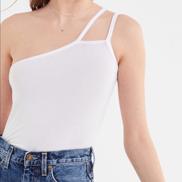 one shoulder cami top